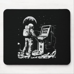 Lustigt spel Astronaut Gamer i Space Video Game G Musmatta