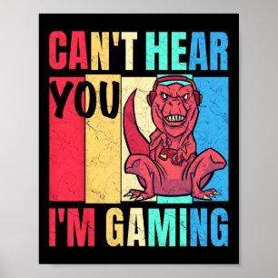 Lustigt spel för spelets headset kan inte höra dig poster
