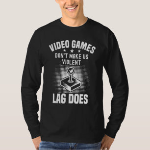 Lustigt spel i Retro Video Game Joystick Controlle T Shirt