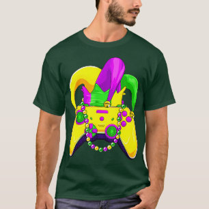 Lustigt spel Mardi Gras Video Game TShirt T Shirt