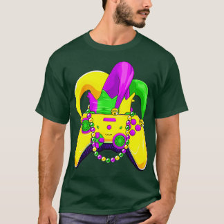 Lustigt spel Mardi Gras Video Game TShirt T Shirt