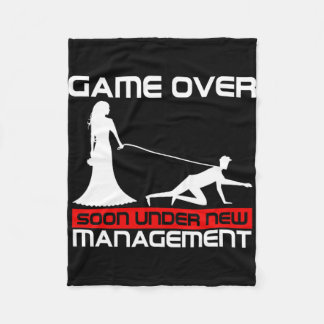 Lustigt spel över Bride Gift Bachelorette Bröllop Fleecefilt