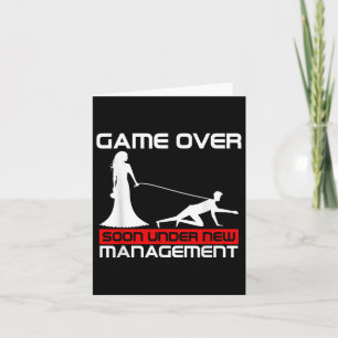 Lustigt spel över Bride Gift Bachelorette Bröllop Kort