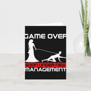Lustigt spel över Bride Gift Bachelorette Bröllop Kort