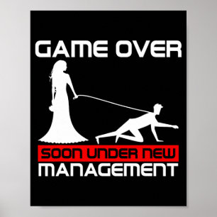Lustigt spel över Bride Gift Bachelorette Bröllop Poster