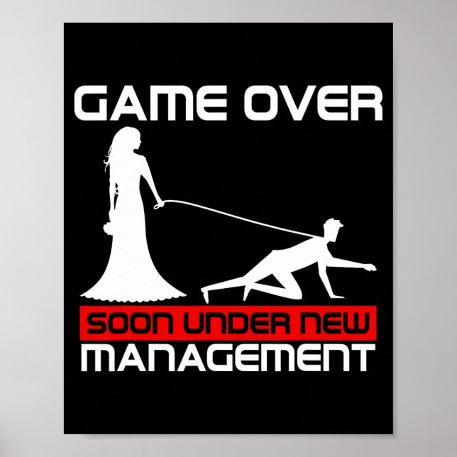 Lustigt spel över Bride Gift Bachelorette Bröllop  Poster (Framsidan)