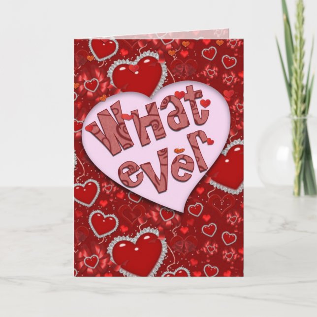 Lustigt Spelar ingen roll b**h, gör mig till en sm Helgkort (Framsida)