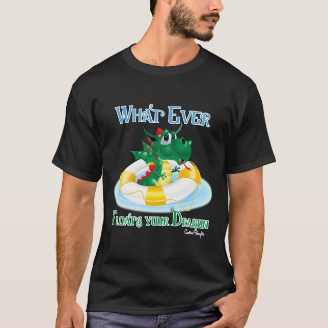 Lustigt Spelar ingen roll Flyter din drake Tee Shirt (Framsida)