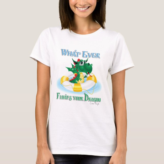 Lustigt Spelar ingen roll Flyter din drake Tee Shirt (Framsida)