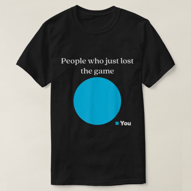 Lustigt speldag Du Borttappadar paj-speldiagrammet T Shirt (Design framsida)