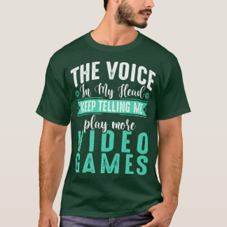 Lustigt spelprogram för videospel t shirt
