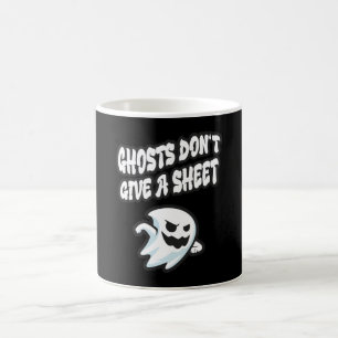Lustigt Spöken Sloagn Halloween Kaffemugg