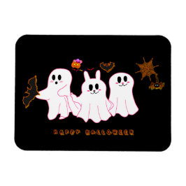 Lustigt Spöken som har en Bild | Fotomagnet Magnet