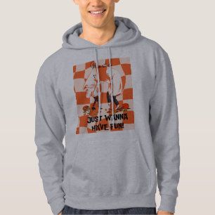 Lustigt "Spöken vill bara ha Roligt" Halloween Mal Hoodie