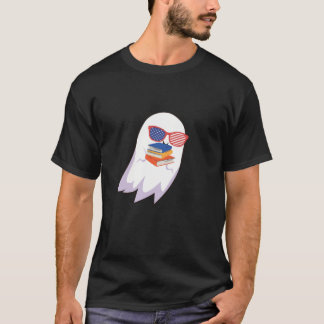 Lustigt spökröd mer bokar t shirt