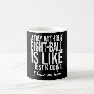 Lustigt sportgåva från åtta Boll Kaffemugg