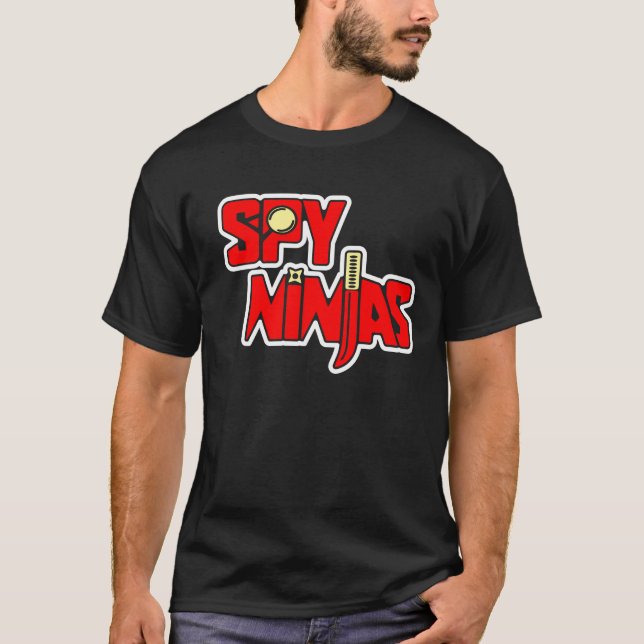 Lustigt Spy Ninjas  T Shirt (Framsida)