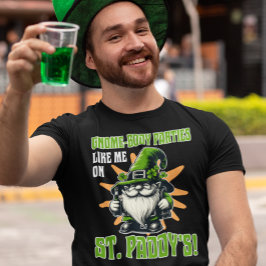 Lustigt St. Patrick-Dag-design med Gnome T Shirt