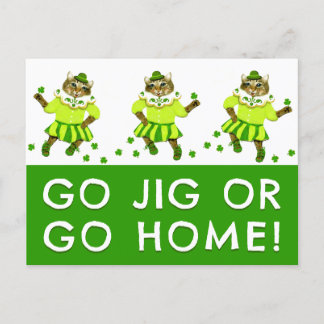 Lustigt St. Patrick-Day Postcards Vykort
