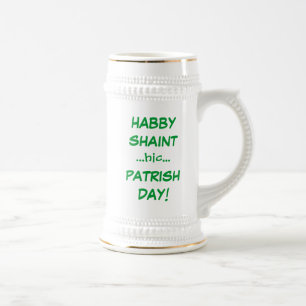 Lustigt St patricks day dryck Slurringning Sejdel