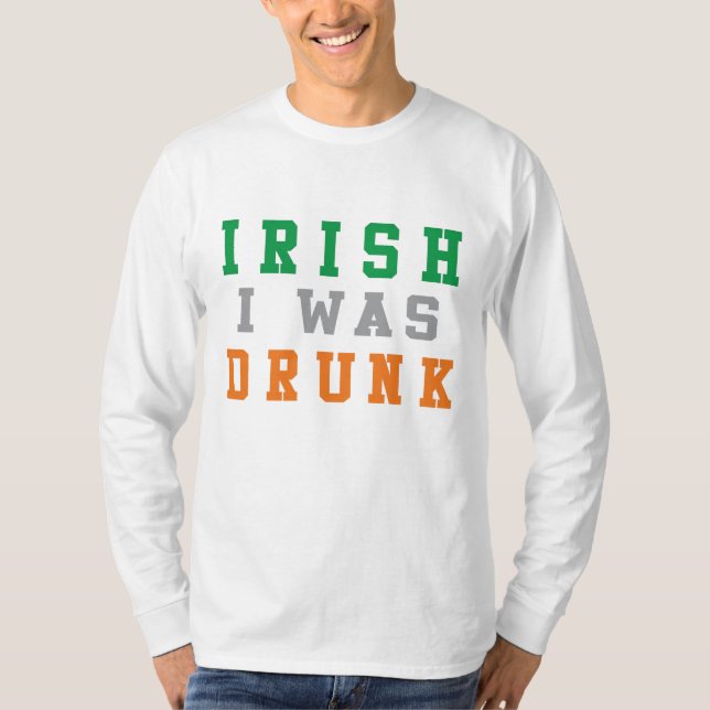 Lustigt St. Patrick's Day Irish Shirt Tee Shirt (Framsida)