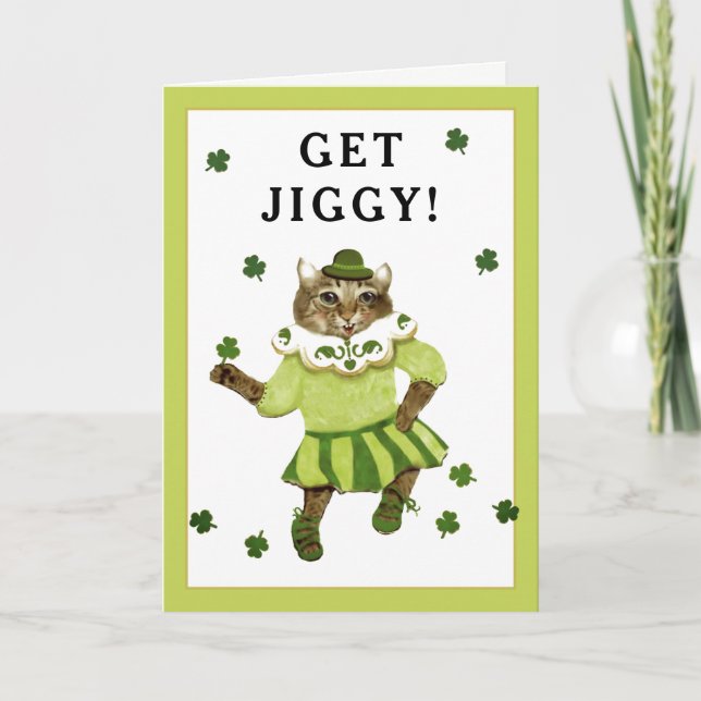 Lustigt St. Patrick's Day Kort (Framsida)