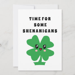 Lustigt St. Patrick's Day - Lucky Charms Card Kort