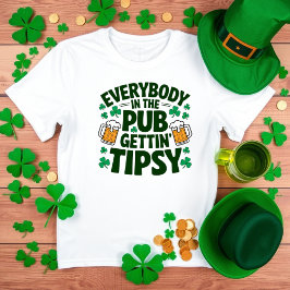 Lustigt St. Patrick's Day Pub Drinking Party T Shirt