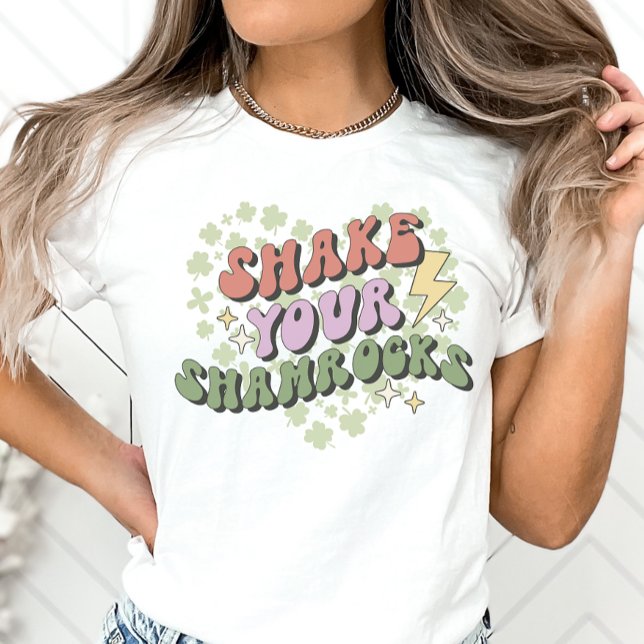 Lustigt St. Patrick's Day Shirt, Skaka din Shamroc T Shirt (Skapare uppladdad)