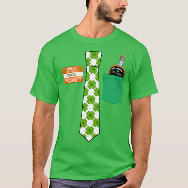 Lustigt St. Patrick's Day T-shirt (Framsida)