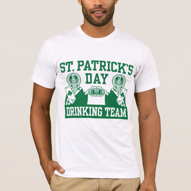 Lustigt St. Patricks Day T Shirt (Framsida)