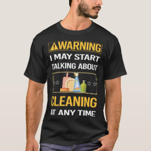 Lustigt Städning av varning T Shirt