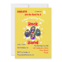 Lustigt Sten Band Sten-färgning Party