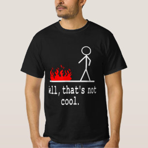 Lustigt Stick figur Man Sarcastic Pun well that's T Shirt