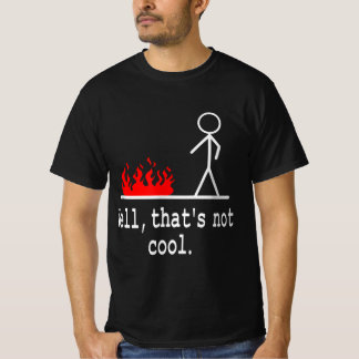 Lustigt Stick figur Man Sarcastic Pun well that's  T Shirt
