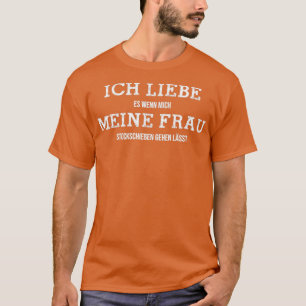Lustigt stickande tajming Curling T Shirt