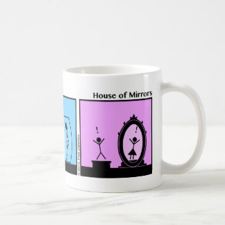Lustigt Stickman House of Spegel Mugg