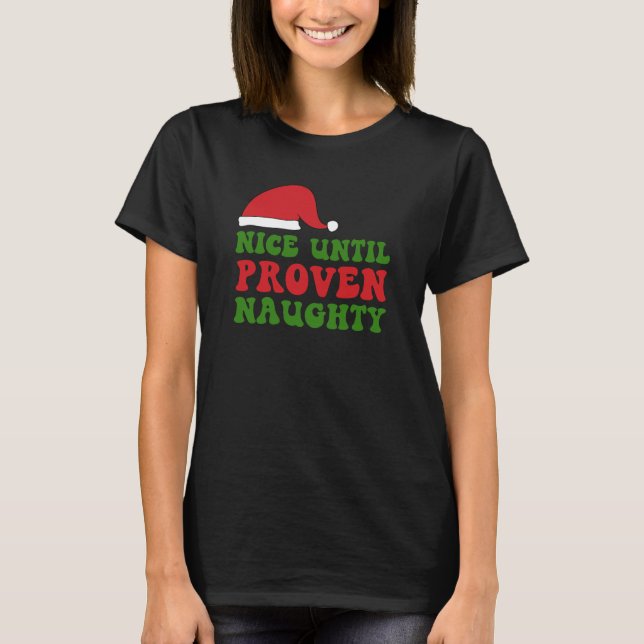 Lustigt, stökigt jultomtehat t shirt (Framsida)
