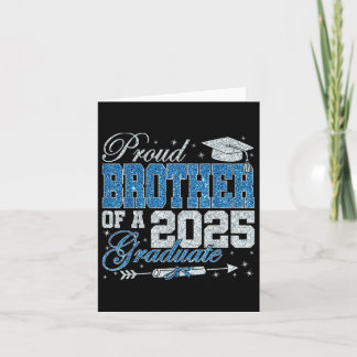Lustigt stolt broder av 2025 års Student-familjegr Kort