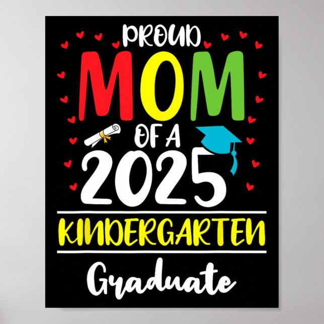 Lustigt stolt Mamma av 2025 års CL av Kindergarten Poster (Framsidan)