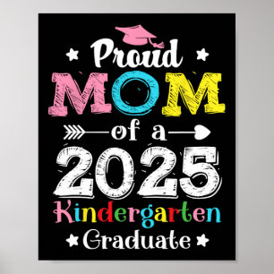 Lustigt stolt Mamma av 2025 års CL av Kindergarten Poster