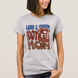 Lustigt stolta fotbollar sportar i Mamma T Shirt