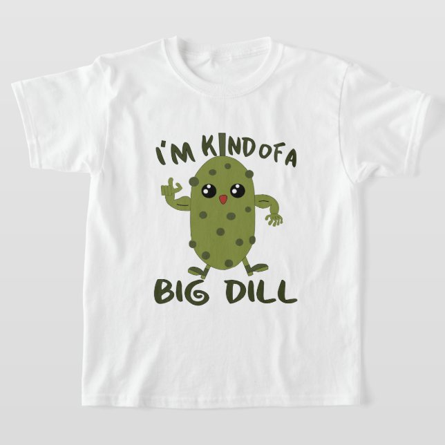 Lustigt stort dillmejsel, ord art  t shirt (Laydown)