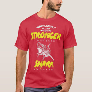 Lustigt stötande Dyka Sharks Dödor dig T Shirt