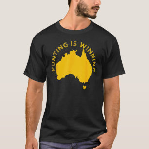 Lustigt straff vinner Australien Karta För manar W T Shirt