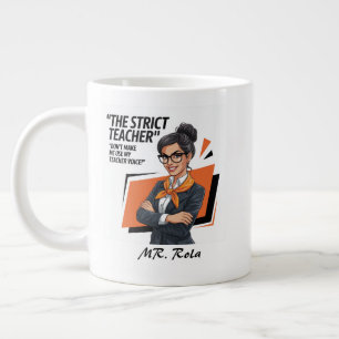 Lustigt Strict Teacher - Fet & Roligt Jumbo Mugg