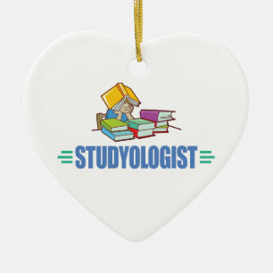 Lustigt Student Julgransprydnad Keramik