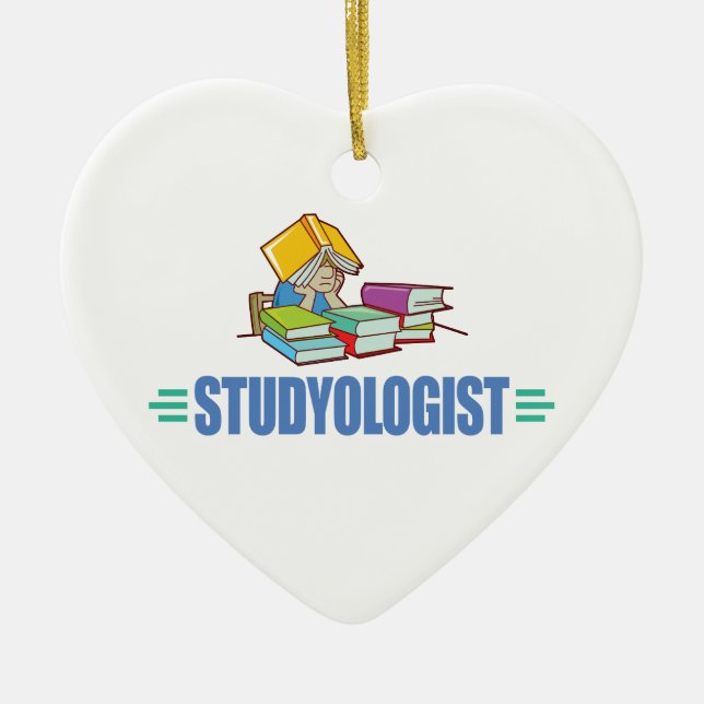 Lustigt Student Julgransprydnad Keramik (Framsidan)