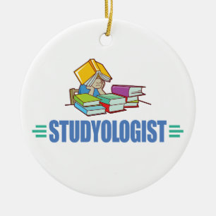 Lustigt Student Julgransprydnad Keramik