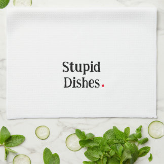 Lustigt Stupid Days Kitchen Towel Kökshandduk